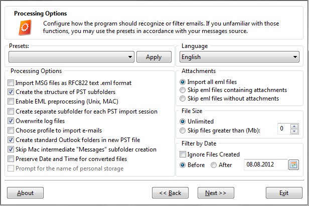 Convert Excel XLS and XSLX files to Outlook